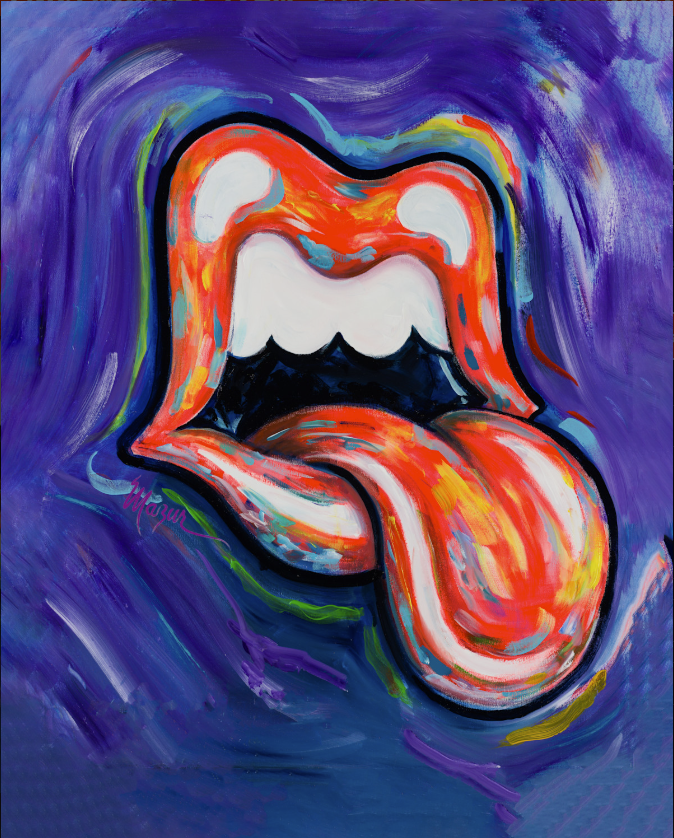 Ruby Mazur Dayglow Mouth & Tongue